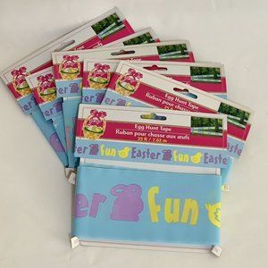Egg Hunt Caution Tape Easter Fun Party Decor, 6 Piece 150ft